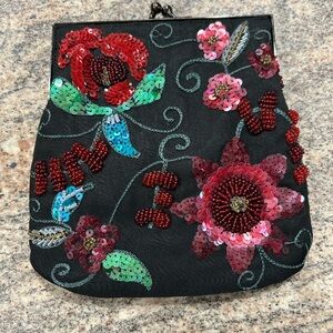 Vintage beaded Bloomingdales handbag